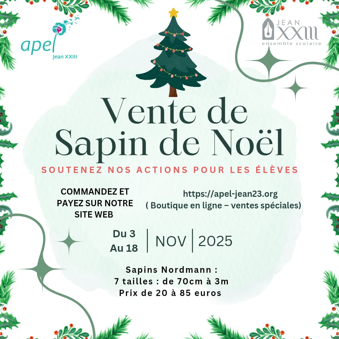 Sapins de Noël : les commandes seront ouvertes  du 3 au 18 novembre.